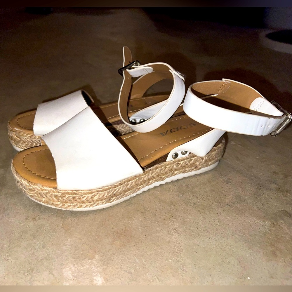 Girls dress wedge/sandals, size 1